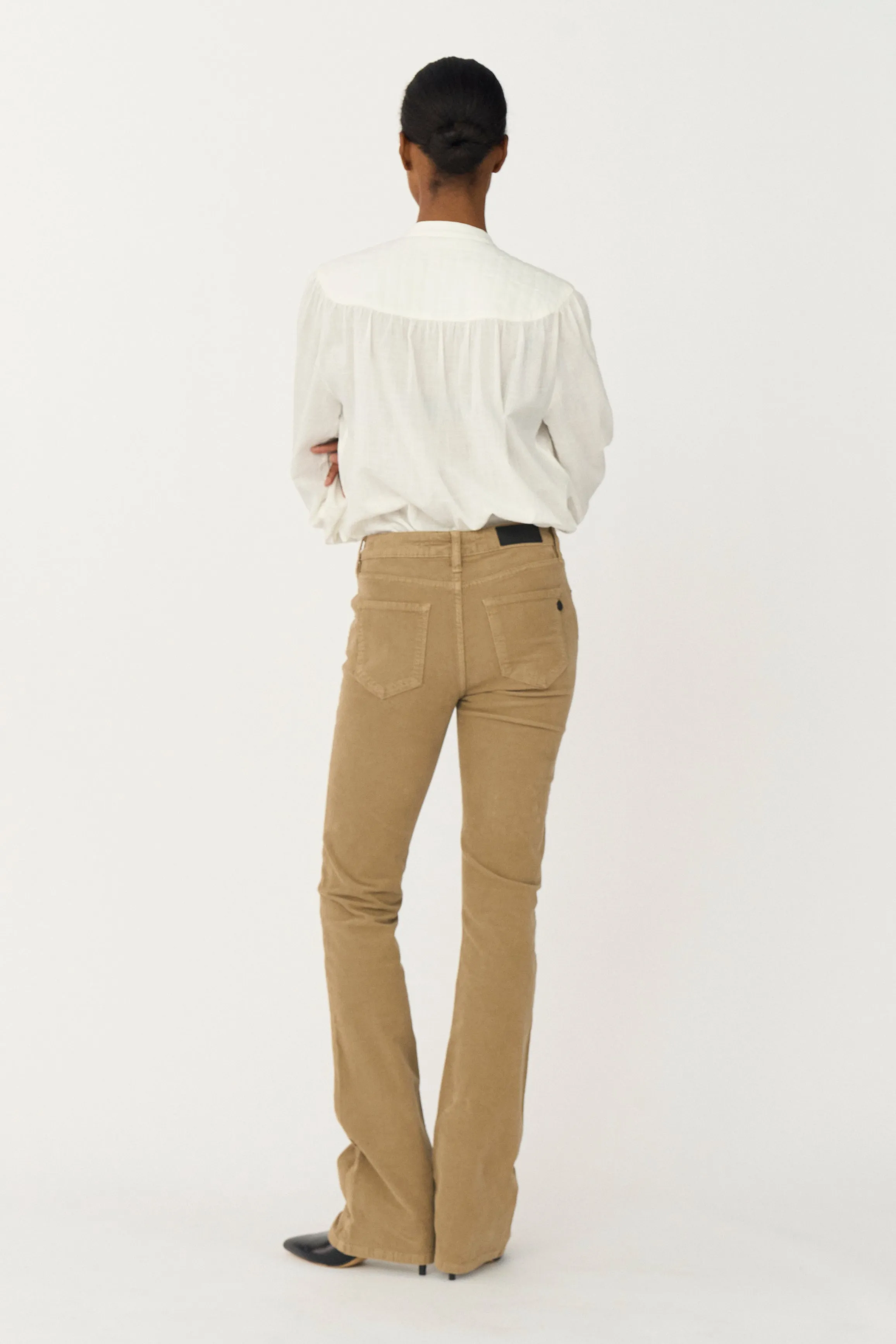 PD-Marija Jeans Baby Cord - Lead Brown